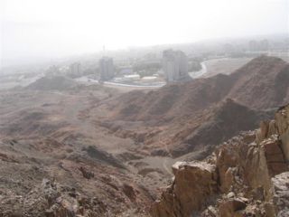 תצפית לעיר אילת מהשביל הכחול